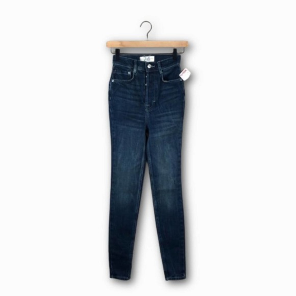 Free People High Rise Skinny Jeans (24) - Picture 1 of 8